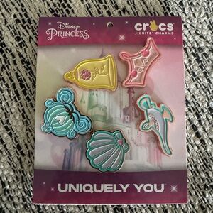 New Disney Princess CROCS Charm set